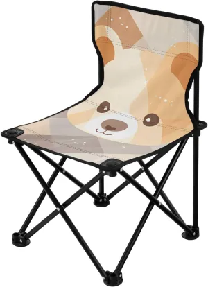 Portable Camping Folding Chairs Foldable Chair Small Bear Cute 5 Lightweight Backpacking Outdoor Outside Fishing