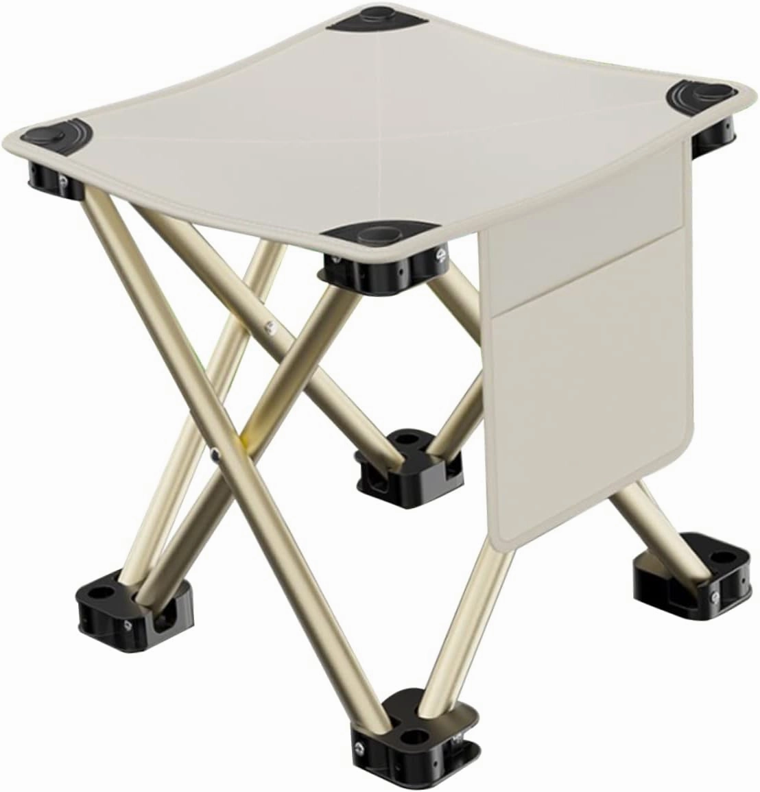 Portable Outdoor Folding Stool Lightweight Camping Chair for Picnic BBQ Hiking and Fishing Easy to Carry Space Saving Design with Durable Carbon Frame
