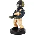 Power Up Factory Exquisite Gaming: Call of Duty: Lt. Simon "Ghost" Riley - Original Mobile Phone & Gaming Controller Holder, Device Stand, Cable Guys, Licensed Figure