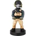 Power Up Factory Exquisite Gaming: Call of Duty: Lt. Simon "Ghost" Riley - Original Mobile Phone & Gaming Controller Holder, Device Stand, Cable Guys, Licensed Figure