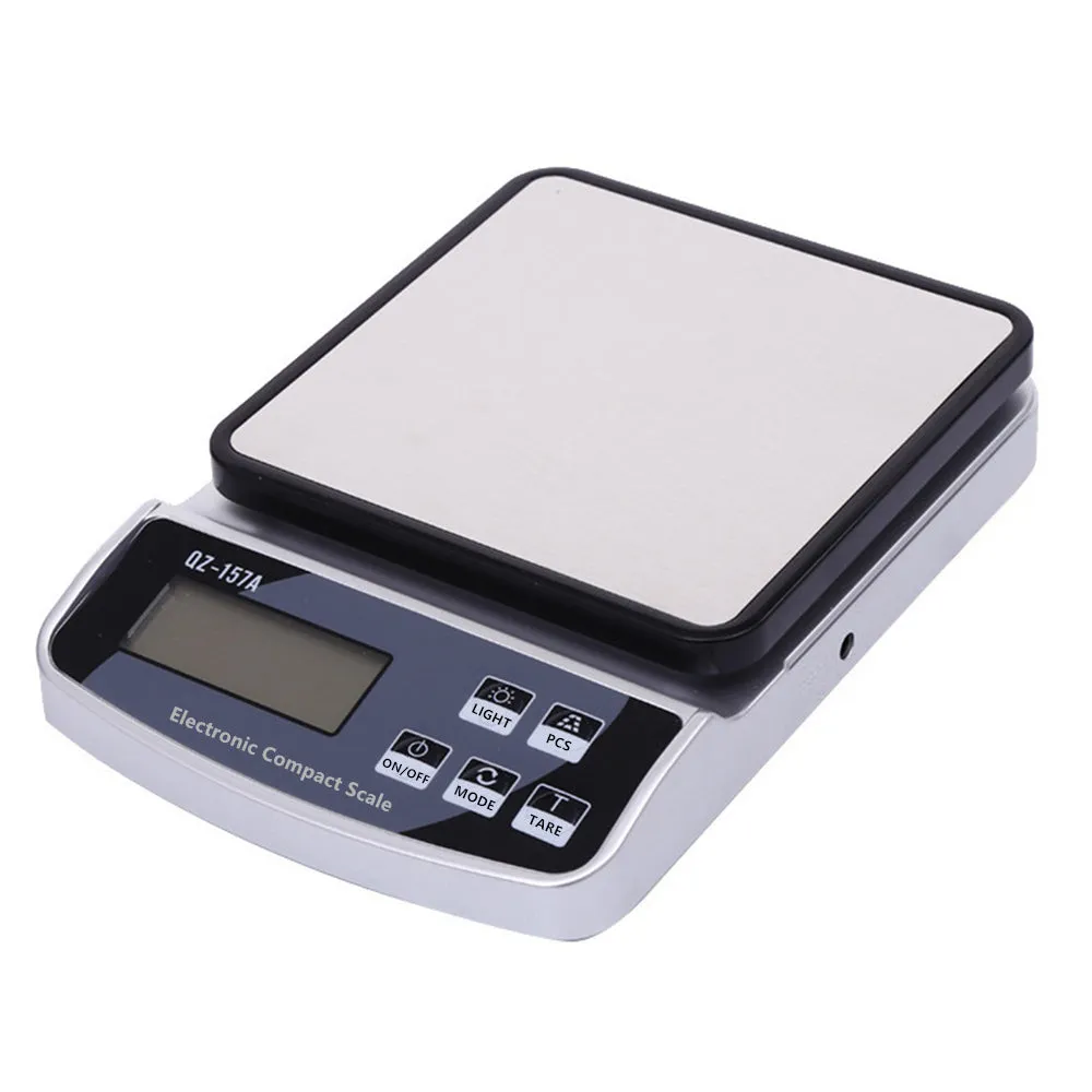 Premium Electronic Kitchen Scale - USB Rechargeable Smart Digital Balance for Food, Coffee, and Baking (3KG/5KG/10KG Capacity)