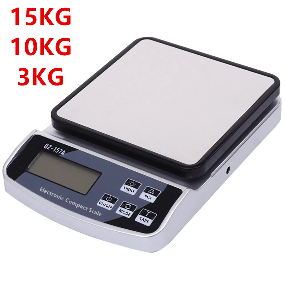 Premium Electronic Kitchen Scale - USB Rechargeable Smart Digital Balance for Food, Coffee, and Baking (3KG/5KG/10KG Capacity)