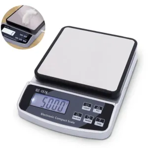 Premium Electronic Kitchen Scale - USB Rechargeable Smart Digital Balance for Food, Coffee, and Baking (3KG/5KG/10KG Capacity)