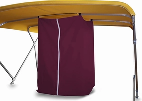 Privacy Station - Drop Down for Bimini Top (Burgundy)