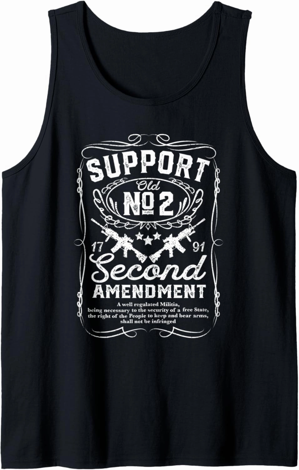 Pro 2nd Amendment Support Gun Rights Quotes Republican Gift Tank Top