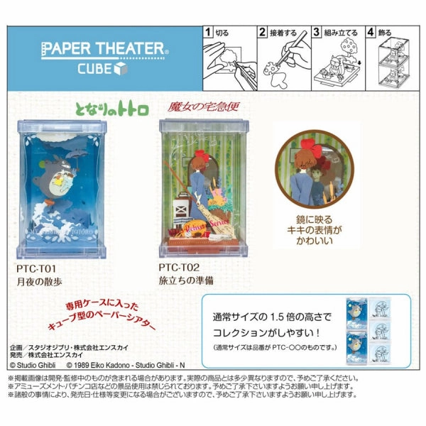 PTC-T02 Studio Ghibli Work "Paper Theatre Cube"- Kiki's delivery service (Preparation for Departure)