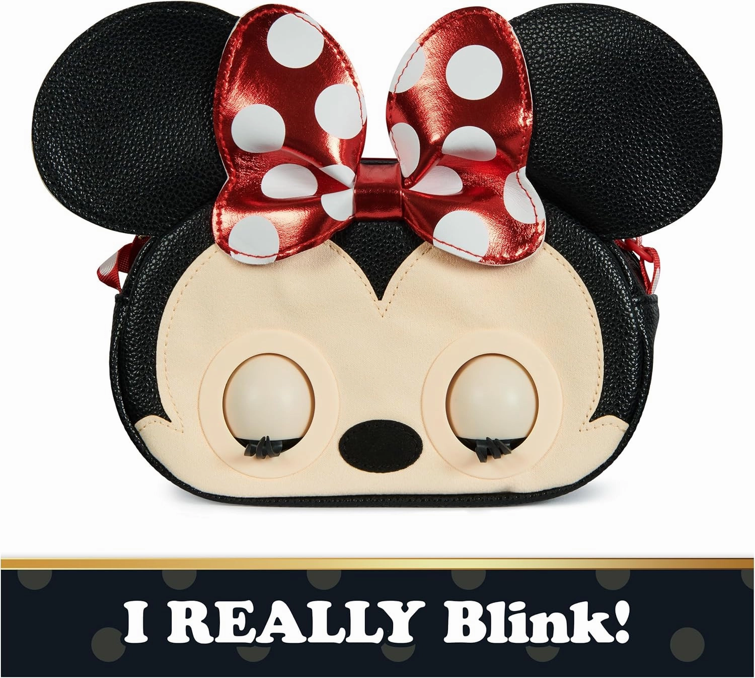 Purse Pets, Disney Minnie Mouse Interactive Pet Toy and Shoulder Bag with Over 30 Sounds and Reactions, Cross-Body Bag, Kids’ Toys for Girls