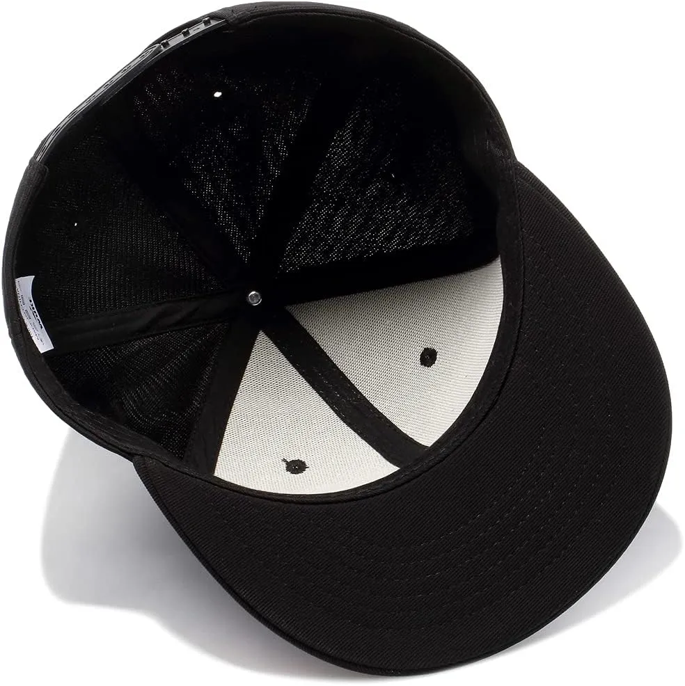 Quanhaigou Snapback Hat for Men Women,Hip Hop Style Colorful Flat Bill Hats Teens Adjustable Baseball Cap