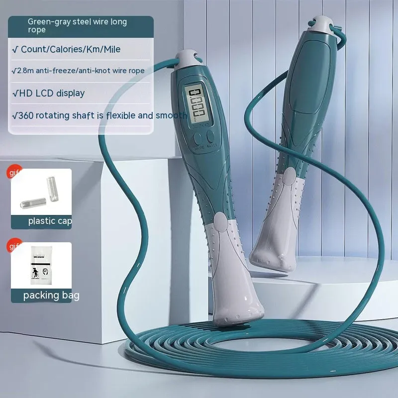 "Children's Cordless Smart Count Steel Wire Jump Rope"