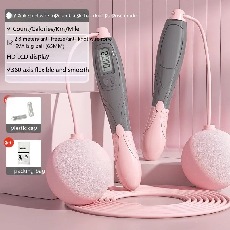 "Children's Cordless Smart Count Steel Wire Jump Rope"