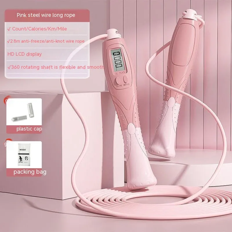 "Children's Cordless Smart Count Steel Wire Jump Rope"