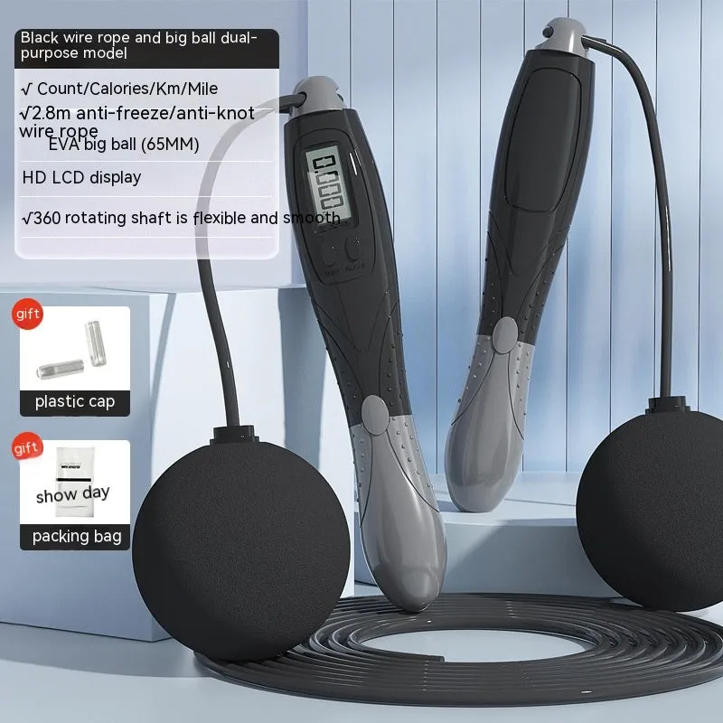 "Children's Cordless Smart Count Steel Wire Jump Rope"