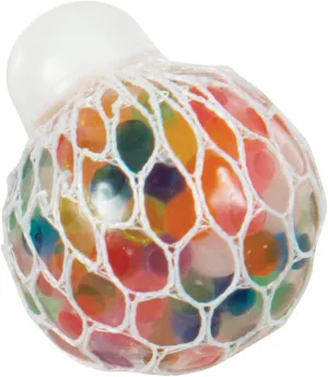 Raymond Geddes Rainbow Mesh Blobbles Squeeze Ball Toy for Kids (Pack of 24)