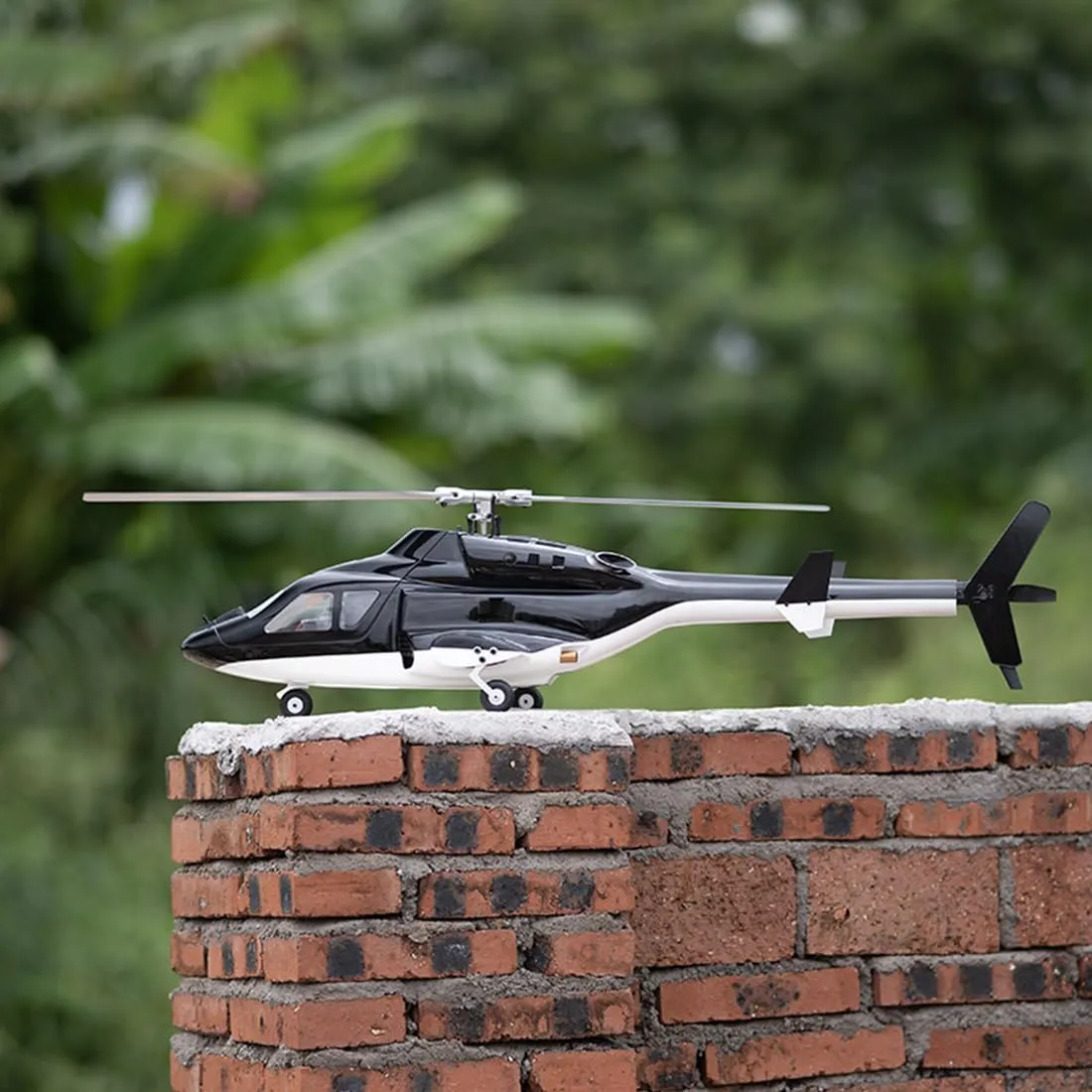 RC Helicopter for Adults, FLYWING FW450L Air-Wolf 450-Class 2.4G 6CH Military Helicopter, with GPS Positioning, Dual Brushless ESC, RTF VersionAircraft for Beginners