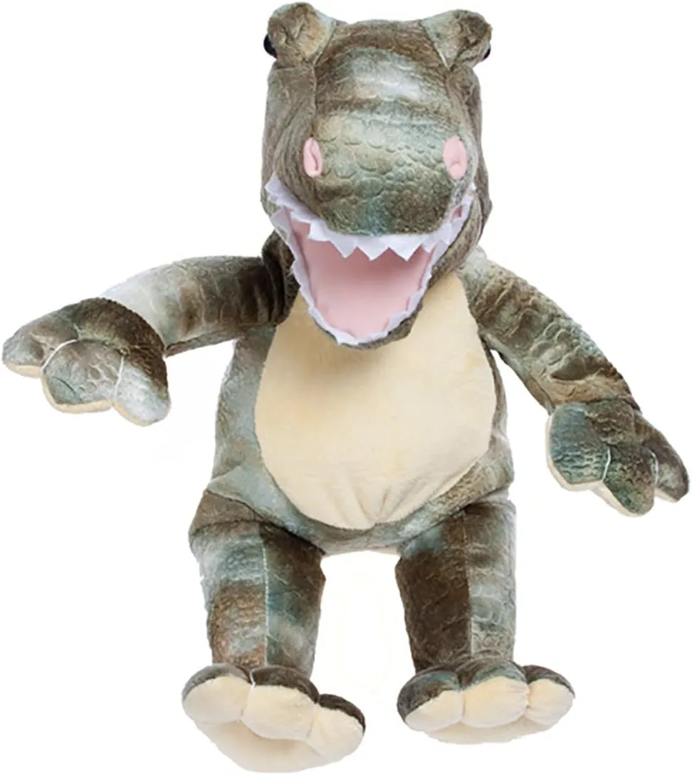 Recordable 8" Plush Dyno The Dinosaur w/20 Second Digital Recorder for Special Messages, Rymes or Songs