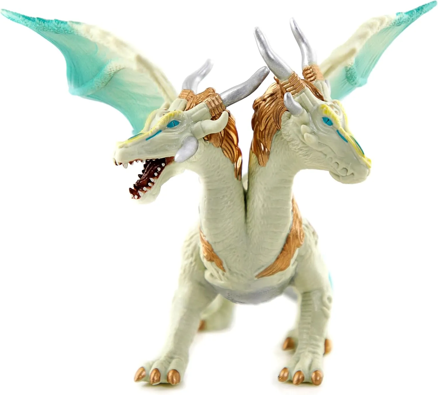 RECUR Bright Dragon Action Figurine, White Dragon Toys for Boys Girls Kids, RPG Figures Miniatures for Tabletop Display & Roleplaying, Collectors Toy Age 3  