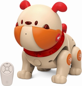Remote Control Robotic Dog Toy for Kids 3-5, Sing & Dance, Touch - Sensitive Interaction, Voice Recording with 4 Voice Effects,Boys Girls for Birthday, Christmas & Easter