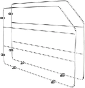 Rev-A-Shelf 12" Baking Sheet Shelf Organizer for Wall and Base Kitchen Cabinets, Divider Pan Rack Storage Wires for Cupboards, Chrome, 597-12CR-2-1