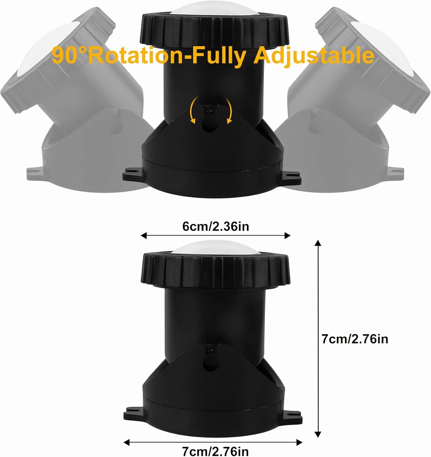 RGB Pond Lights with Timer, LED Underwater Submersible Colorful Landscape Spotlights, 98ft Remote Control IP68 Waterproof Fountain Lights for Fish Aquarium Tank Garden Yard Pool (Set of 4)