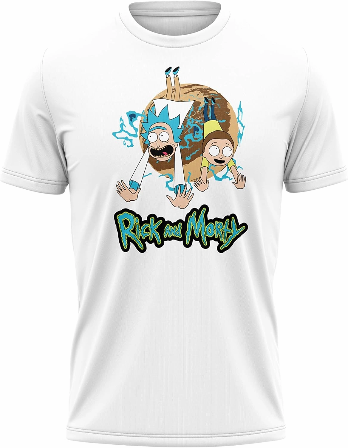 Rick and Morty mens Lounge Set in Gift Box With T-shirt, Pants and Socks With Multiple Print Options in Sizes S-m-l-xl