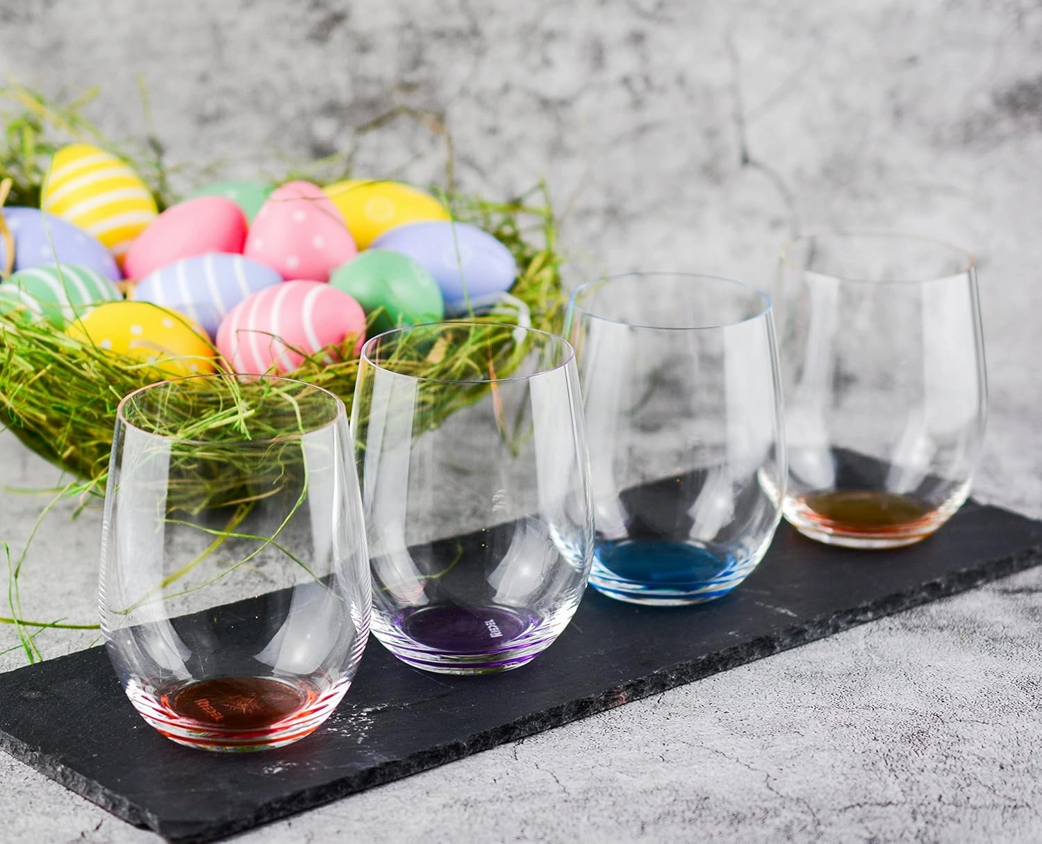 Riedel The O Wine Tumbler Happy O, Set of 4