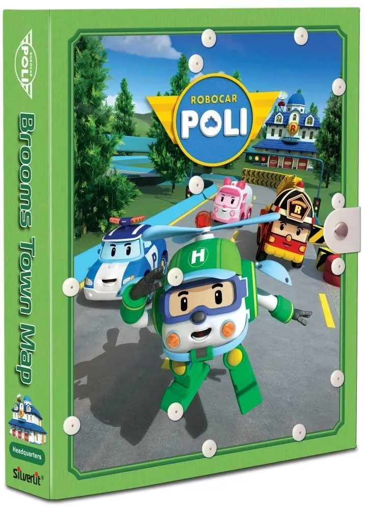 Robocar Poli Broom Town Map