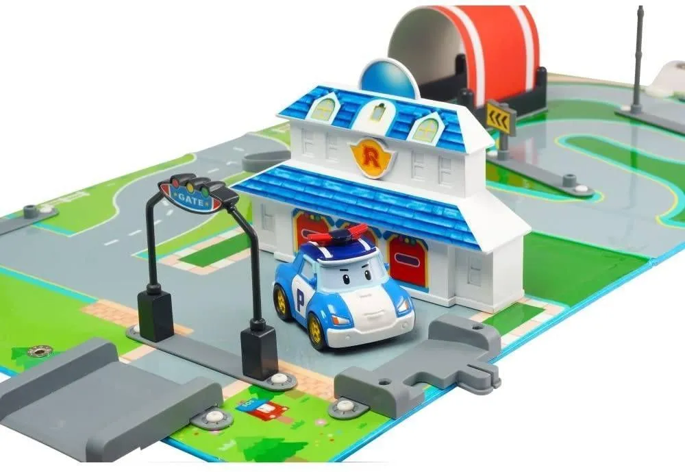 Robocar Poli Broom Town Map