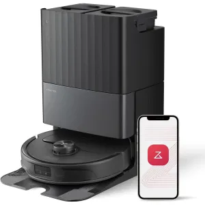 roborock Qrevo Master Robot Vacuum and Mop, 10000Pa Suction, FlexiArm Design Side Brush & Mop, Auto Mop Washing & Drying, Self-Emptying & Refilling, Dock Self-Cleaning, Dual Brush, Obstacle Avoidance