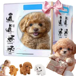 Robot Dog - Robot Puppy, My Best Realistic Robots Puppy, Nico Robotic Puppys Dogs Realistic, Robots Dog That Acts Like a Real Dogs for Sitting, Barking, Walking and Running (A1)