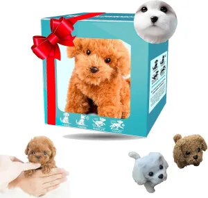 Robot Puppy That Acts Like a Real, Realistic Robot Puppy, Interactive Plush Dogrobot for Adults, Ai Robots Dogs for Walking, Barking, Tail Wagging
