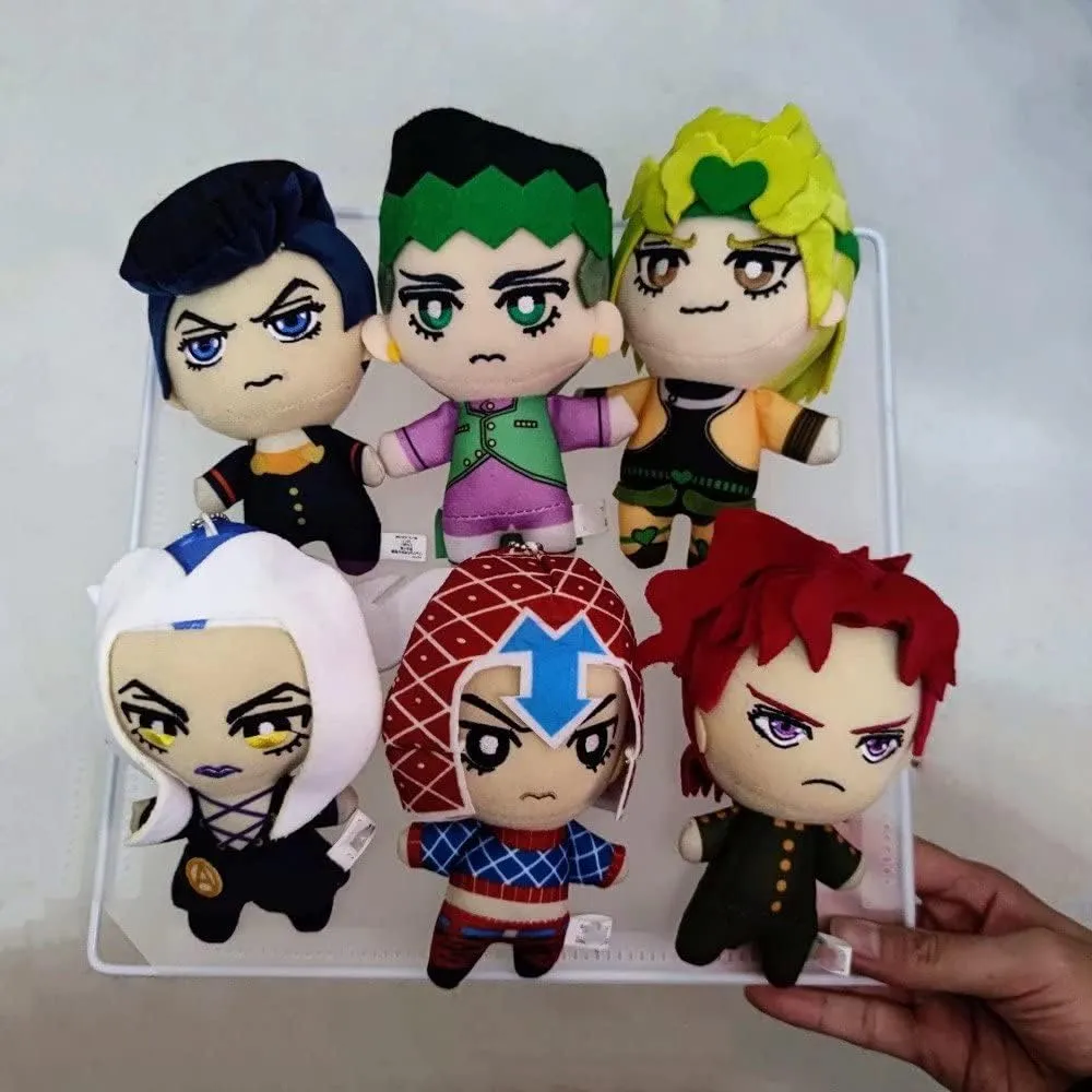 Rohan Kishibe Figure Plushie Stuffed Living Room Sofa Bedroo Decoration Gift 5.11in