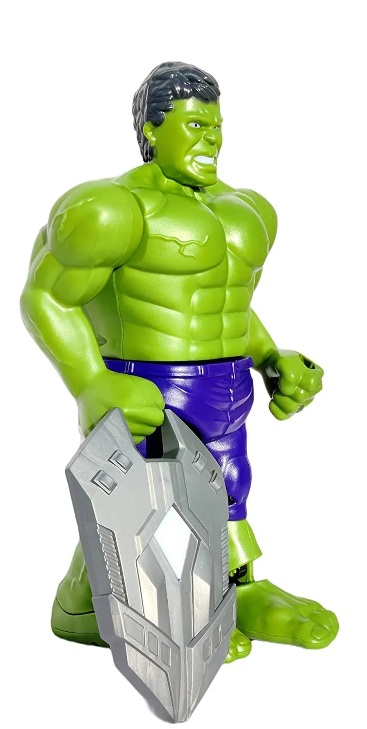 Rotating Dancing Hero Robot 360 Degree with Bump and Go Action, Music, and 3D Lights Toy for Kids (Multicolor)