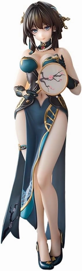 Ruan Mei Figure Cheongsam Version Anime Girl Figure Models 9.45 Inch Desktop Figurine Anime Action Figures Collectibles Table Decoration