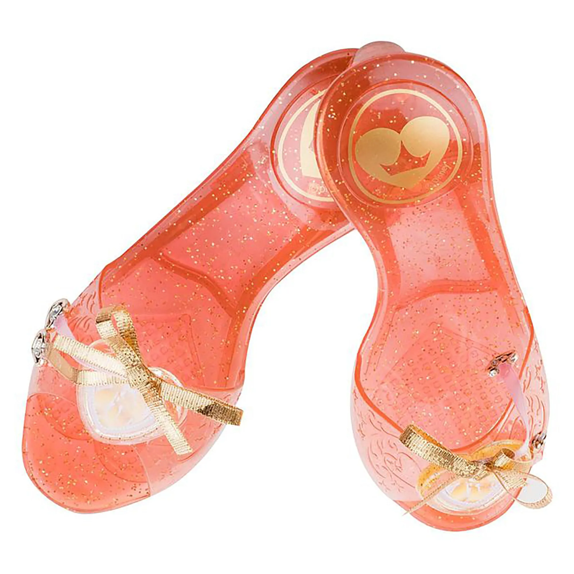 Rubies Ultimate Princess Rose Jelly Shoes, Orange (3  years)