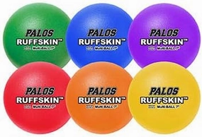 RuffSKIN 7“, Soft Foam, Low Bounce Dodgeball Set of 6 - for Kids and Adults