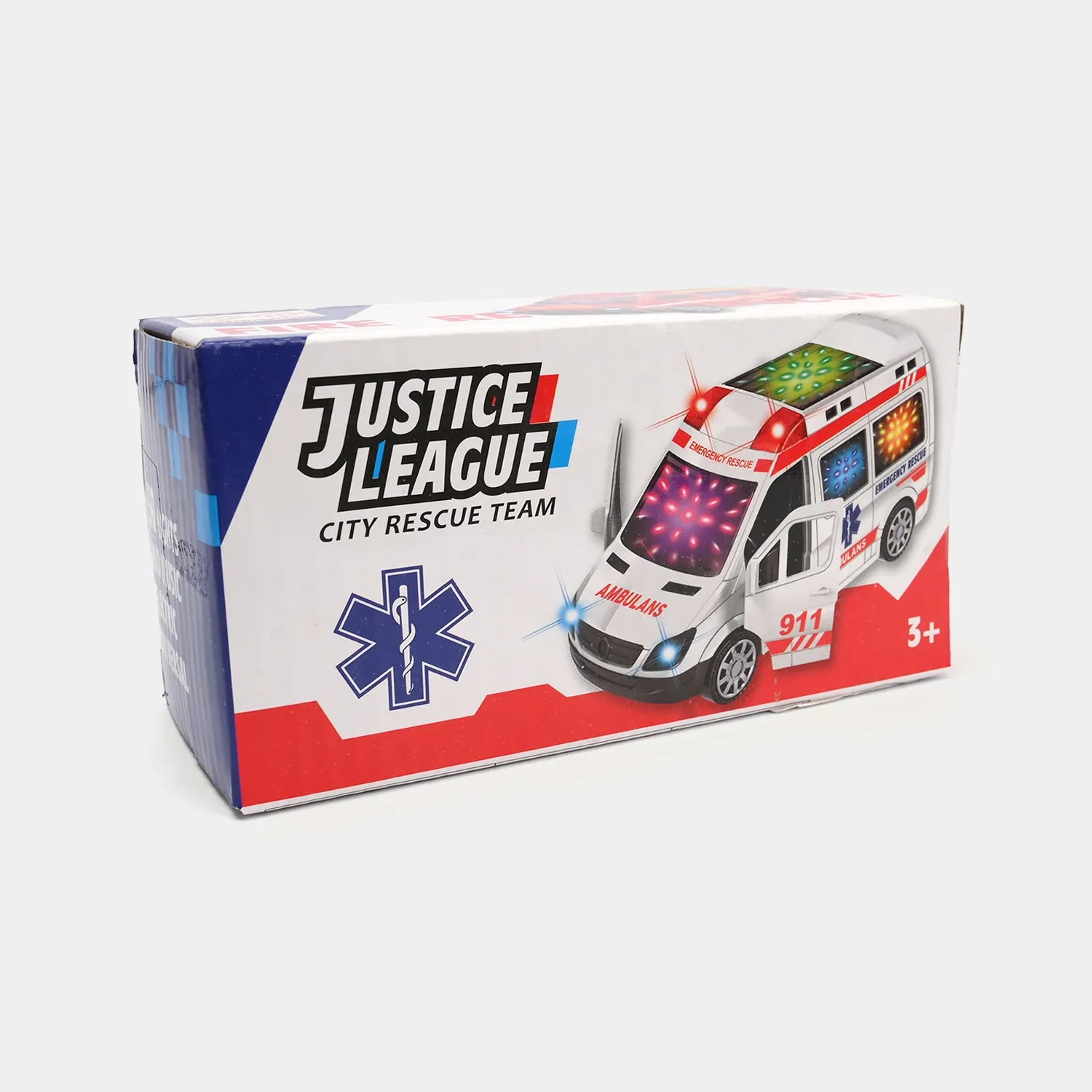 Rush & Rescue Vehicle Toy with Light and Sound for Kids