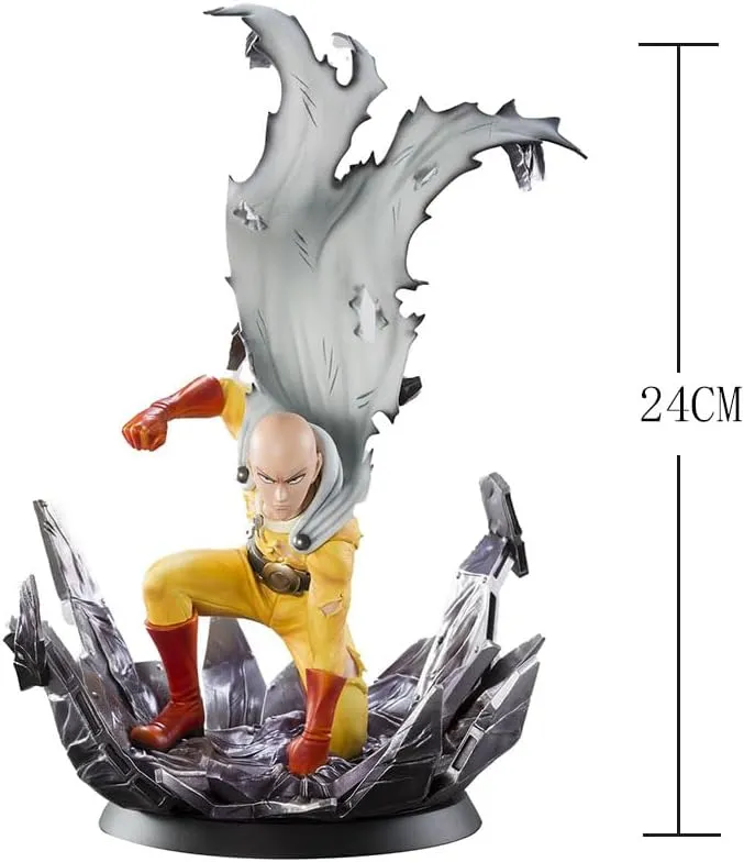 Saitam Figures Anime Saitam Figure Statues Home Desk Decoration Anime Action Figurine Ornaments 9.45 Inch