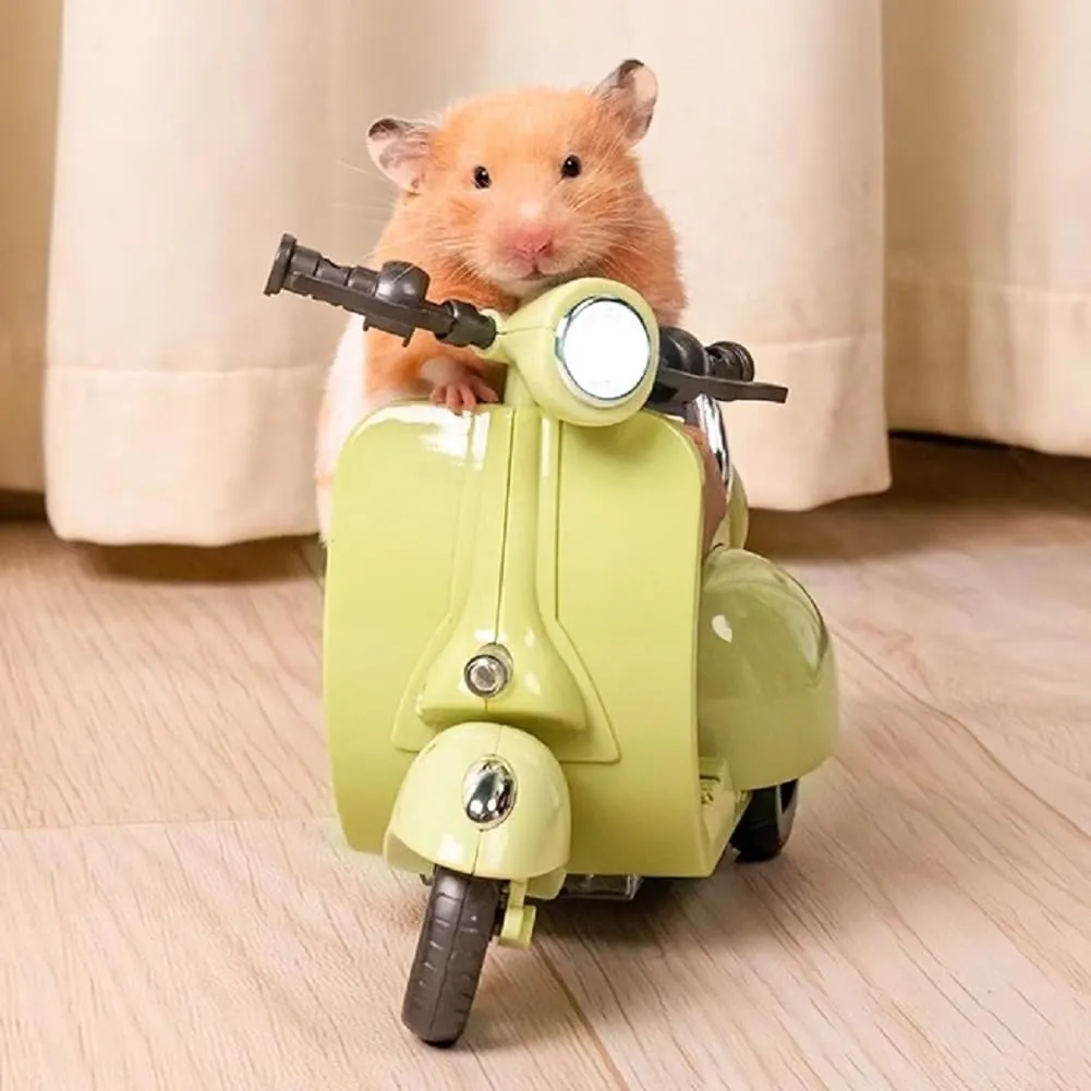 Scooter for 17cm Dolls Accessories Hamster Pet Electric Toy (Blue)