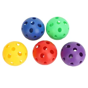 Sensory Training Balls Colorful Hollow Out Improve Coordination FINE Motor Skills Baby Ball Set for Baby Ball Play