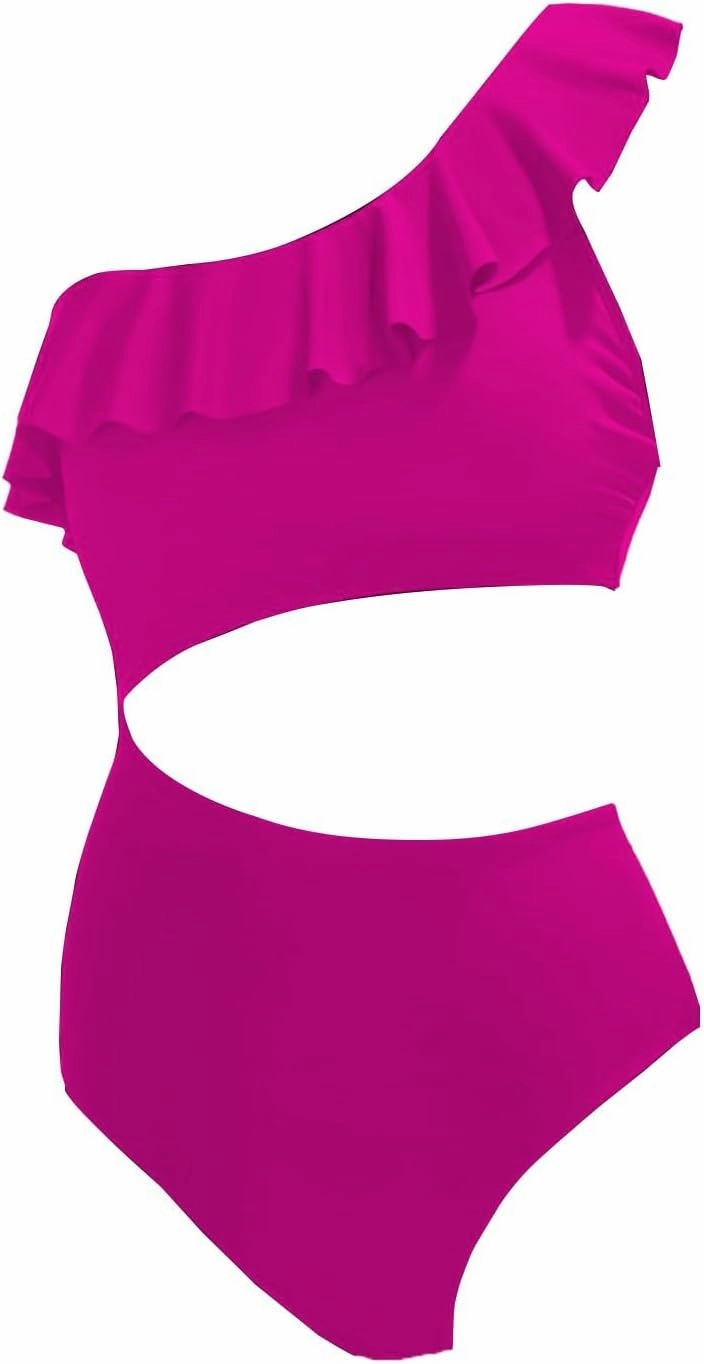 Sexy One Piece Swimsuits for Women High Waist Cutout Slimming Comfy Bathing Suit Push up Slimming Swimwear for Beach