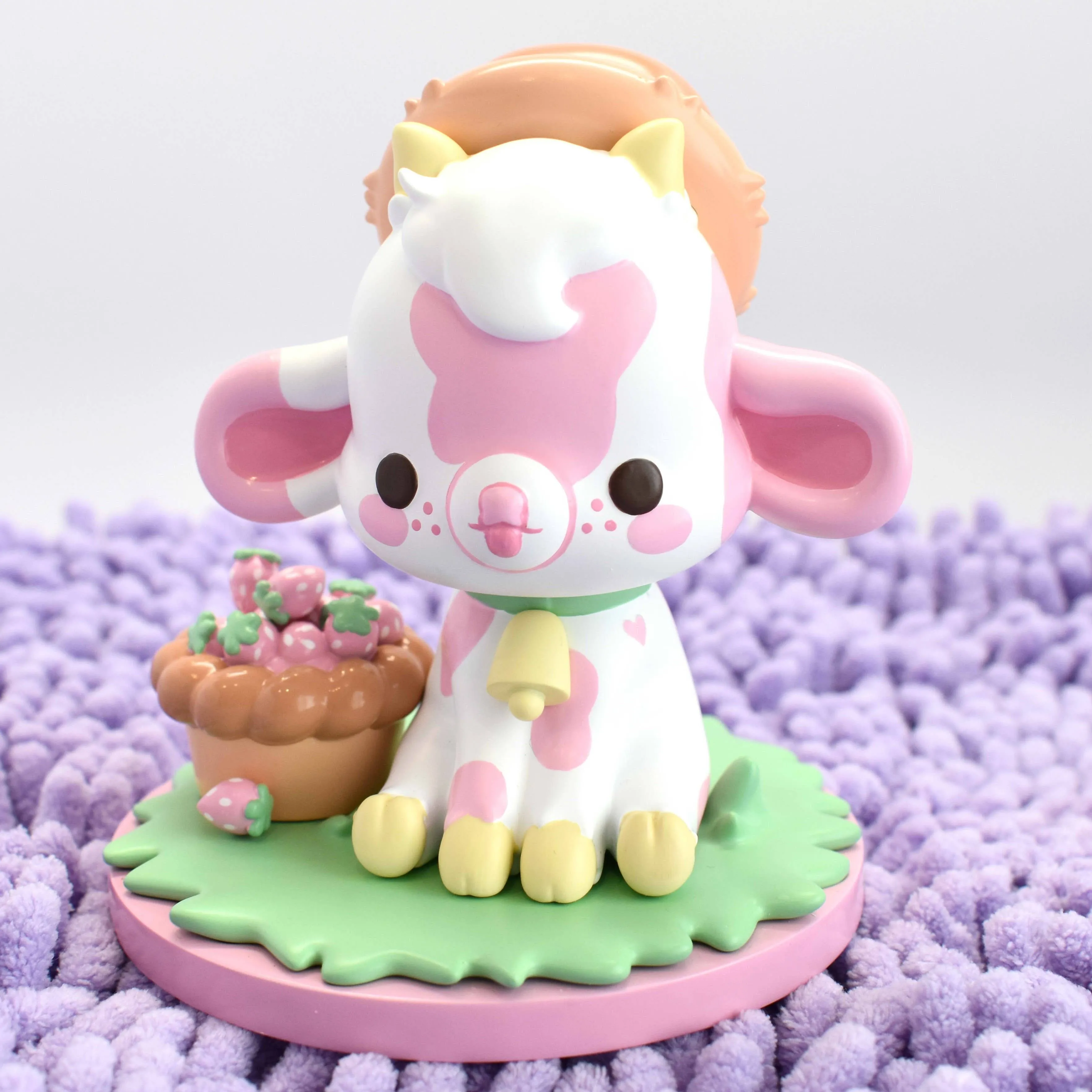 Shortcake the Strawberry Cow Figure by Bright Bat Design