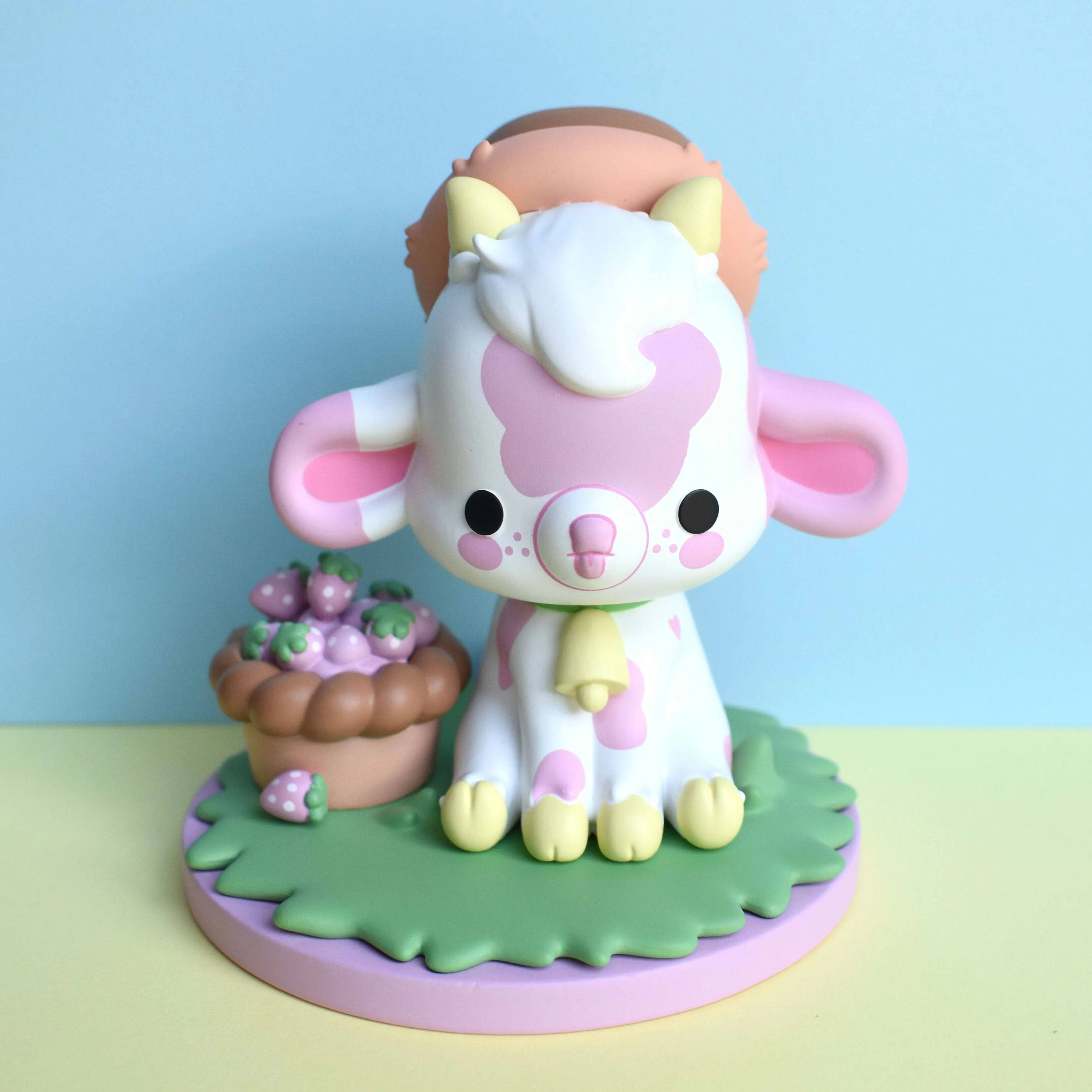 Shortcake the Strawberry Cow Figure by Bright Bat Design