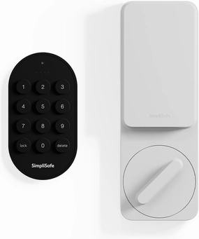 SimpliSafe Smart Lock Series 2 (White) for The Gen 3 Home Security System