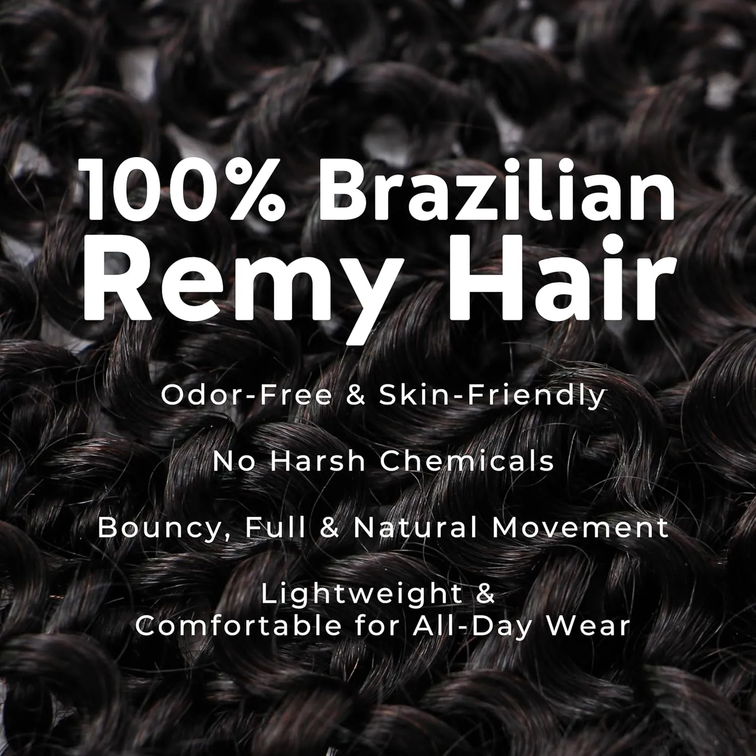 SIYUSI Kinky Curly Clip In Extensions, Luxurious Thickness, Premium Brazilian Remy Hair Clip Ins, Invisible & Scalp-Friendly, Natural Black Color, 4.23oz, 7Pcs (20 Inch)