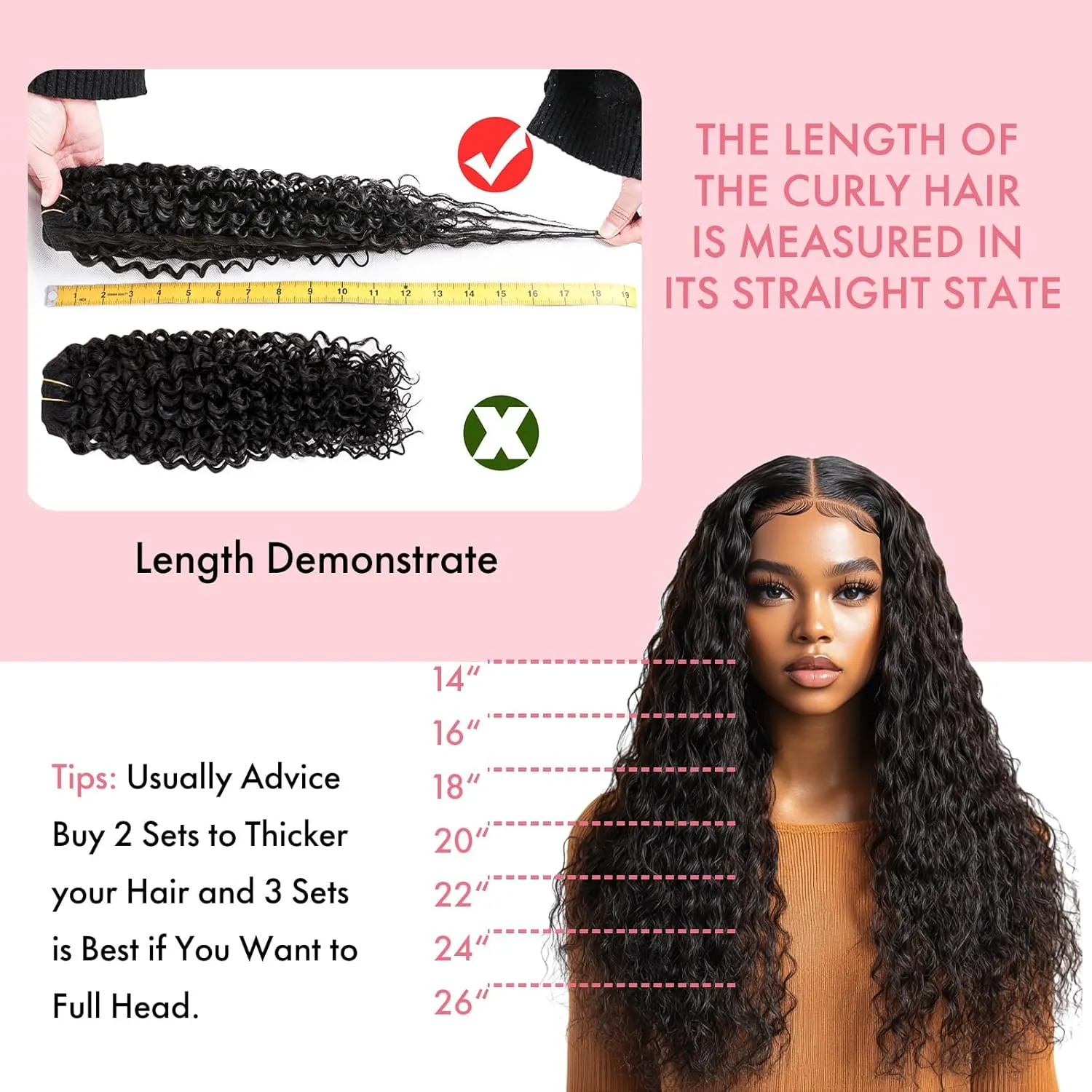 SIYUSI Kinky Curly Clip In Extensions, Luxurious Thickness, Premium Brazilian Remy Hair Clip Ins, Invisible & Scalp-Friendly, Natural Black Color, 4.23oz, 7Pcs (20 Inch)