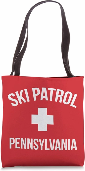 Ski Patrol Pennsylvania Official Design for Skiers Tote Bag