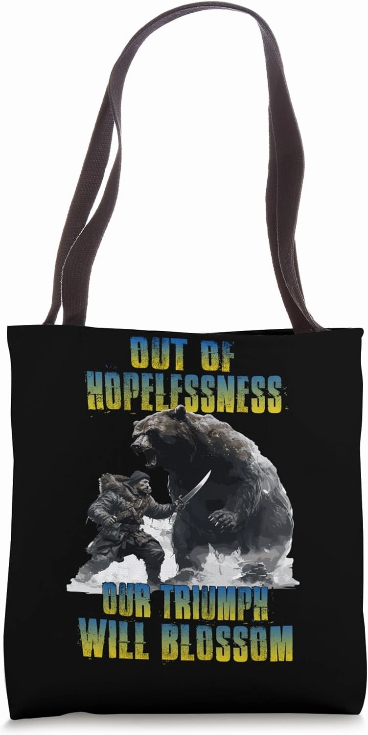 Slava Ukraini Soldiers T Support Ukraine Soldiers Tote Bag