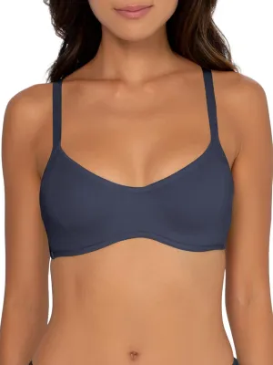 Smart & Sexy Women's Cloud Cotton Comfort Collection Scoop Neck Unlined Underwire Bra