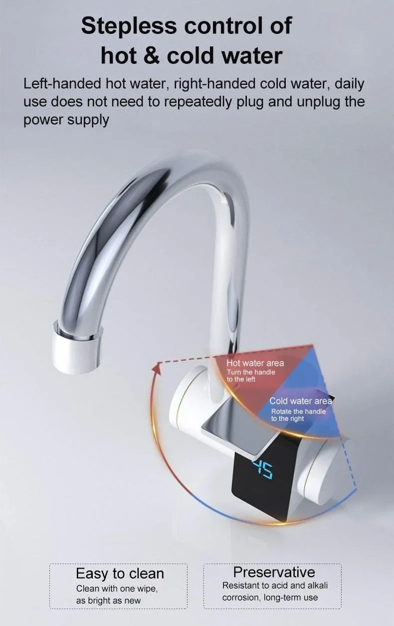 Smart Display Kitchen Faucet - Intelligent Heating Faucet