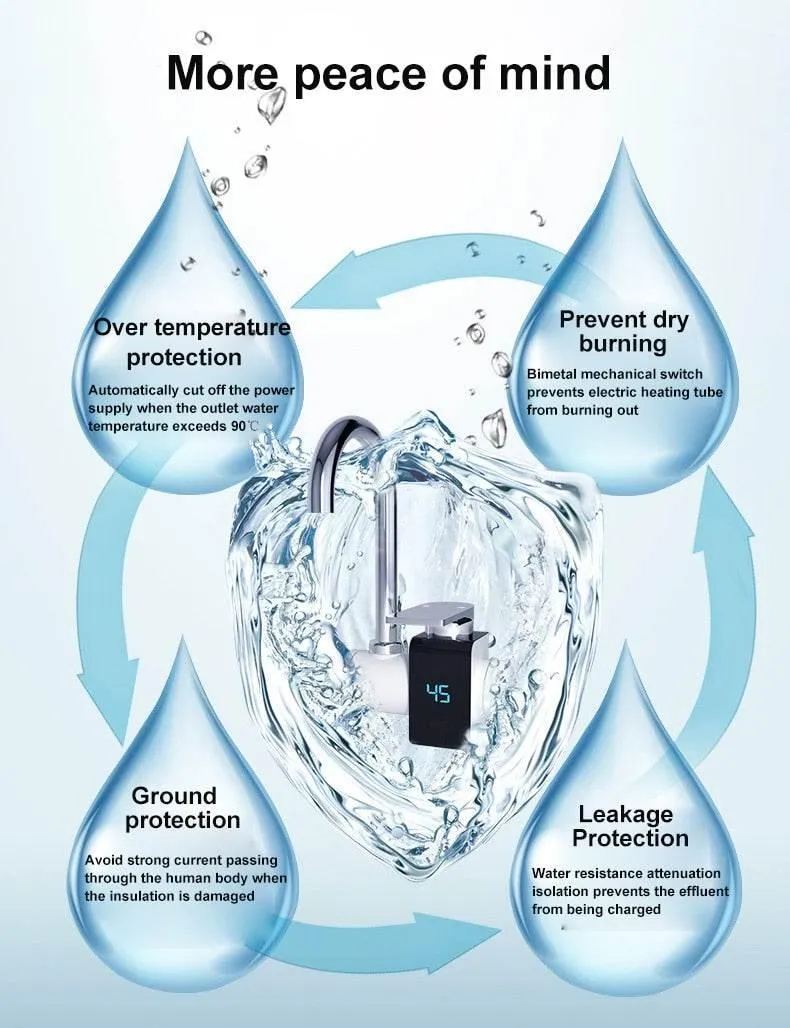 Smart Display Kitchen Faucet - Intelligent Heating Faucet